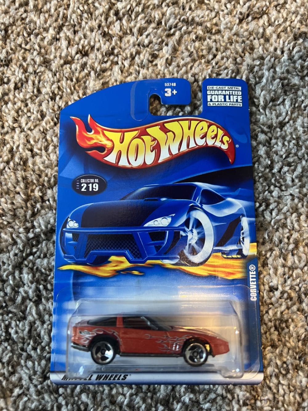 Corvette (#219) - Mattel (Hotwheels 2000) action figure collectible - Main Image 1