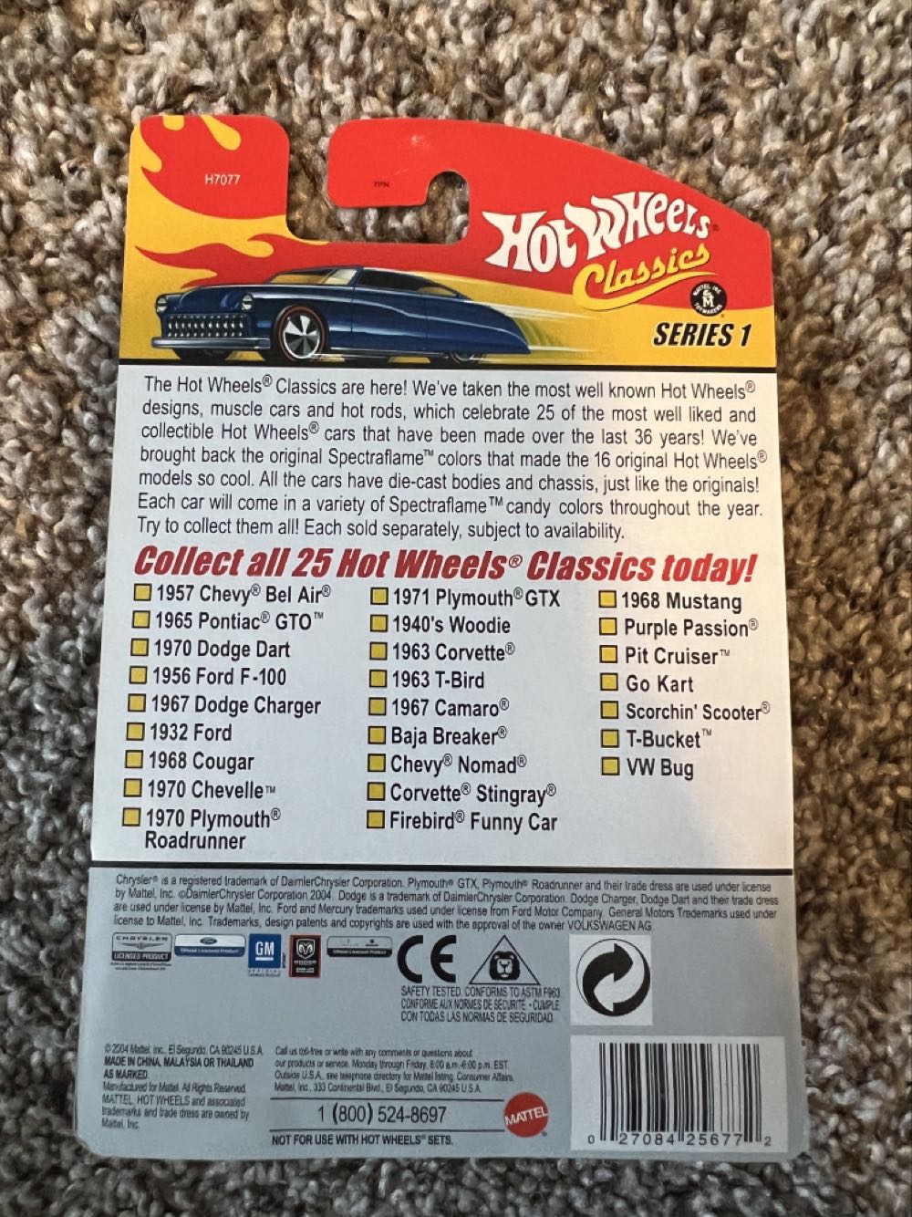 Corvette 1963 - Mattel (Hotwheels Classics Series 1) action figure collectible - Main Image 2