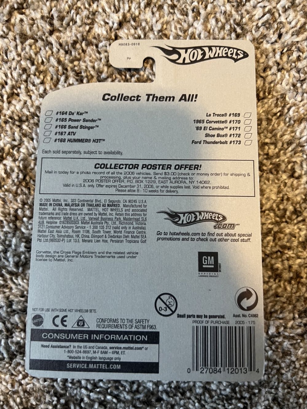 Corvette C6 (#175) - Mattel (Hotwheels 2005) action figure collectible - Main Image 2