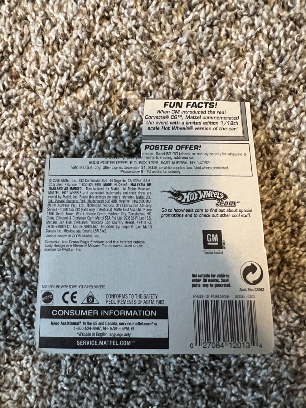 Corvette C6R - Mattel (Hotwheels 2006 First Editions) action figure collectible - Main Image 2