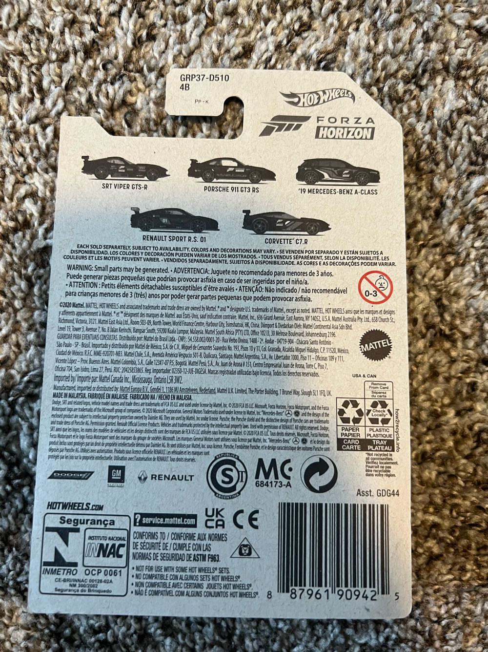 Corvette C7.R - Mattel (Hotwheels Forza Horizon) action figure collectible - Main Image 2