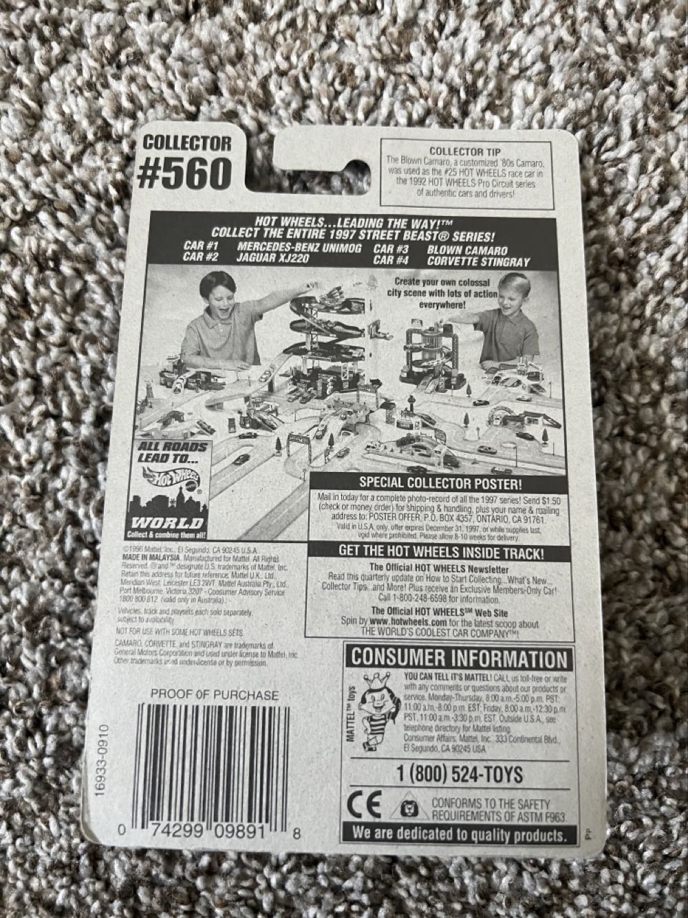 Corvette Stingray - Mattel (Hotwheels Street Beast Series) action figure collectible - Main Image 2