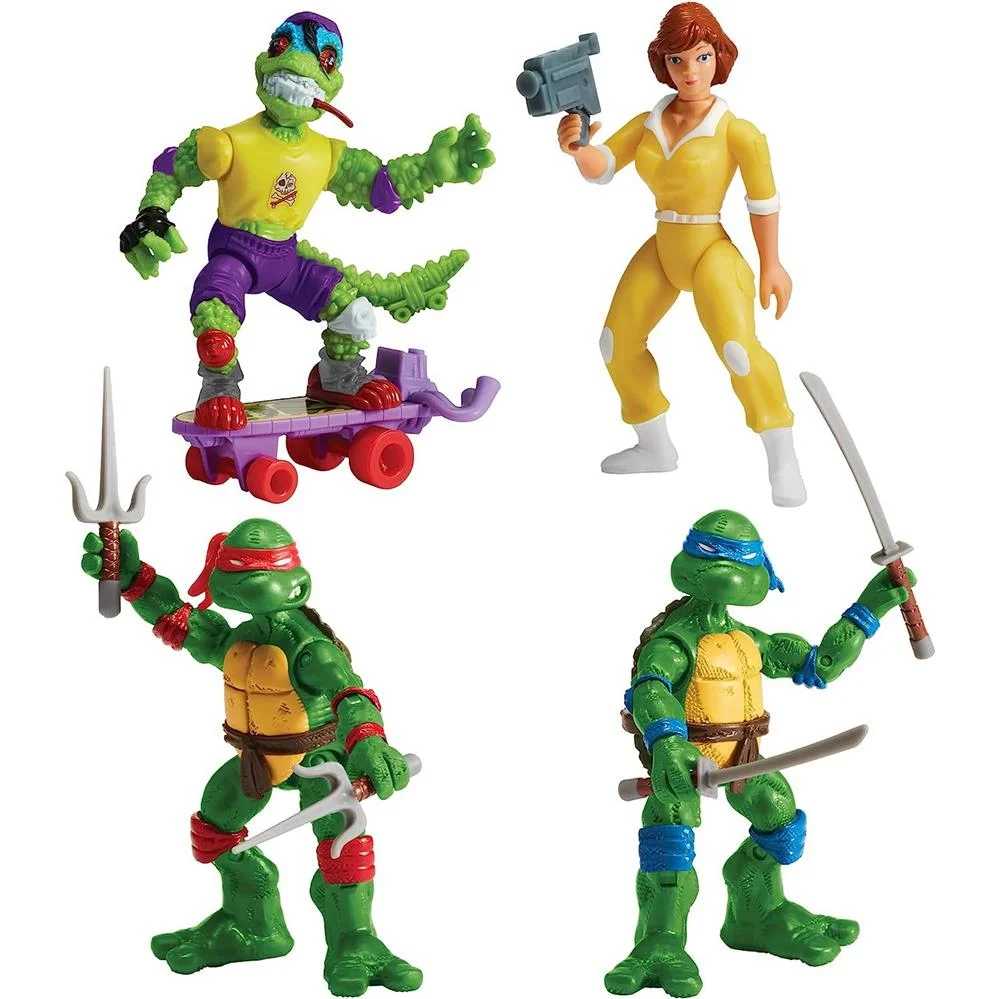 Playmates Toys Teenage Mutant Ninja Turtles: Classic Adventure Heroes Collection Amazon Exclusive - Playmates (Teenage Mutant Ninja Turtles) action figure collectible [Barcode 043377813200] - Main Image 3