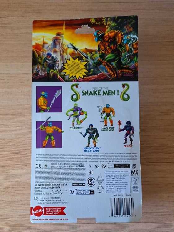 Snake Man Infiltrator - Mattel (Masters of the Universe: Origins) action figure collectible [Barcode 194735104130] - Main Image 2
