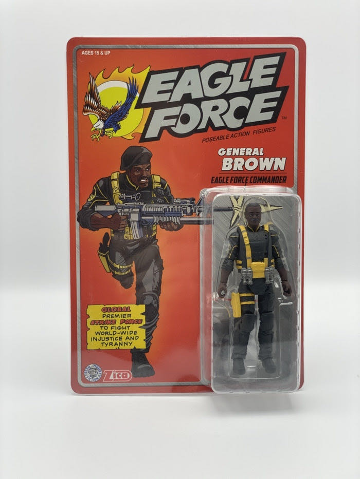 Eagle Force: General Brown - Zica Toys (Eagle Force) action figure collectible - Main Image 2