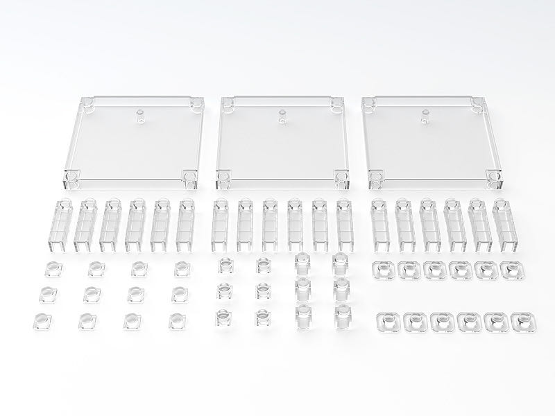 The Simple Stand: Build-On Type Three-Pack (Translucent) - Good Smile Company (Accesories) action figure collectible - Main Image 4