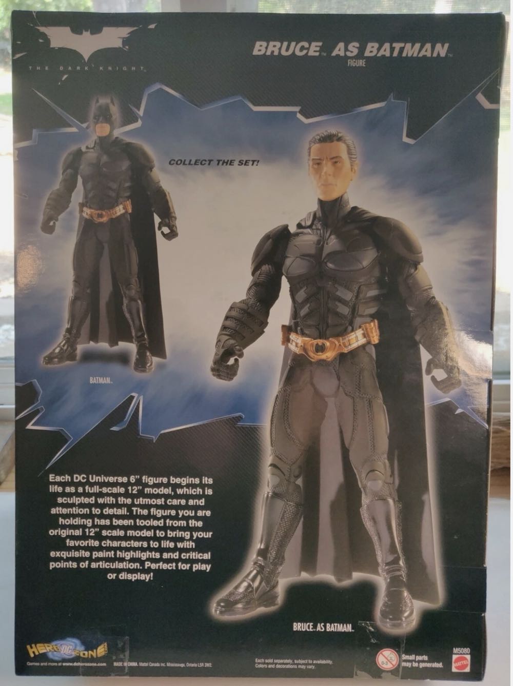 Batman The Dark Knight 12” Bruce As Batman - Mattel (Batman The Dark Knight Movie Masters) action figure collectible [Barcode 027084589757] - Main Image 2