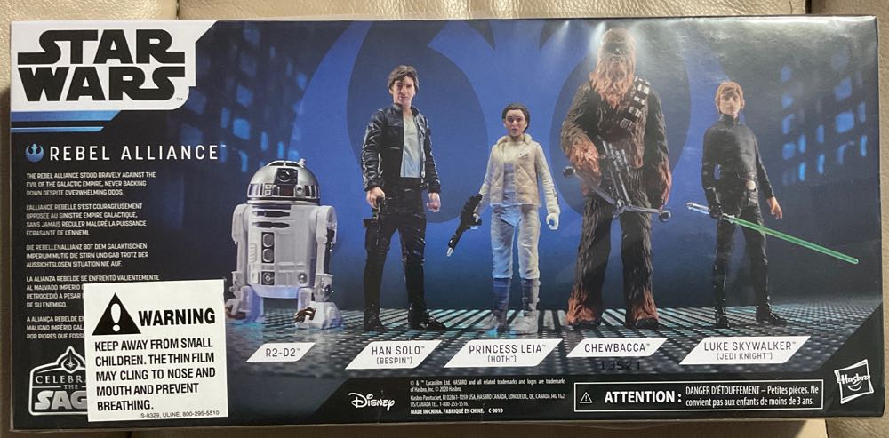 Celebrate The Saga - Rebel Alliance - Disney/ Hasbro (Empire Strikes Back) action figure collectible - Main Image 2