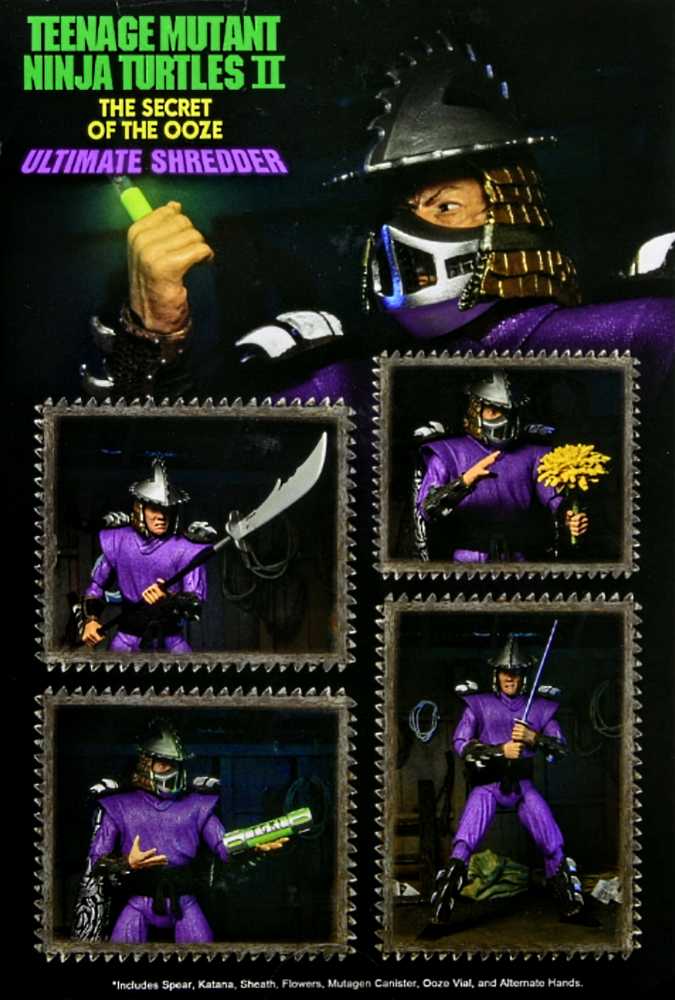 Teenage Mutant Ninja Turtles II: The Secret of the Ooze - Neca (Shredder) action figure collectible - Main Image 3