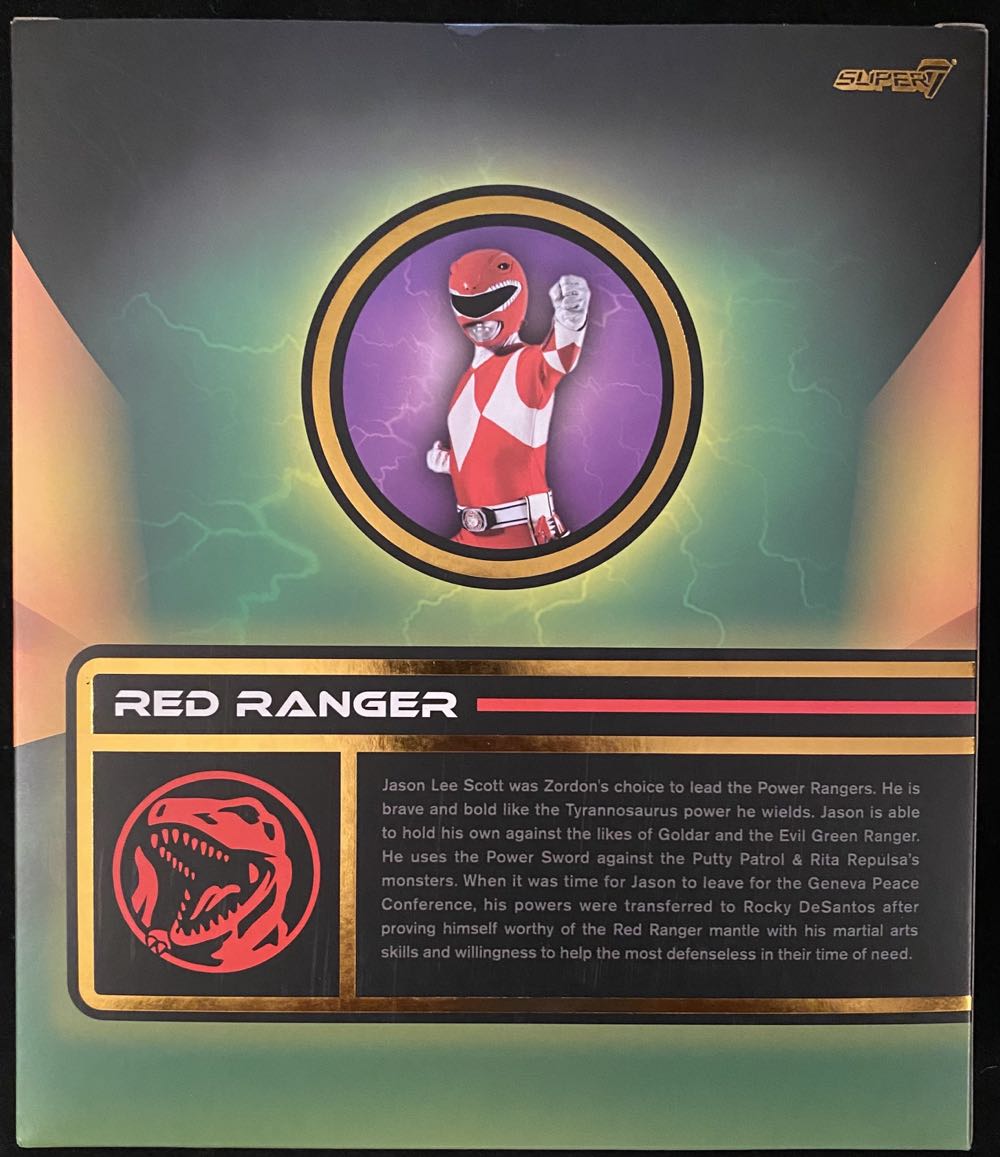 Red Ranger - Super7 (Power Rangers Ultimates) action figure collectible [Barcode 840049819320] - Main Image 2