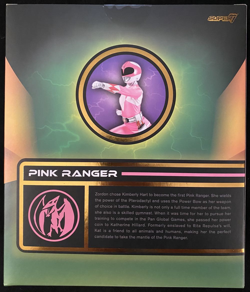 Pink Ranger - Super7 (Power Rangers Ultimates) action figure collectible [Barcode 840049819313] - Main Image 2