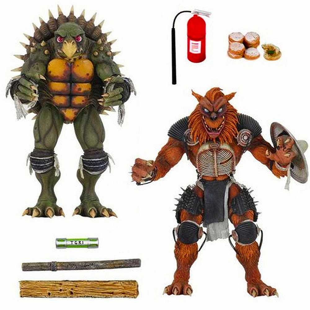 Teenage Mutant Ninja Turtles II: The Secret of the Ooze - Neca (Tokka & Rahzar) action figure collectible - Main Image 2