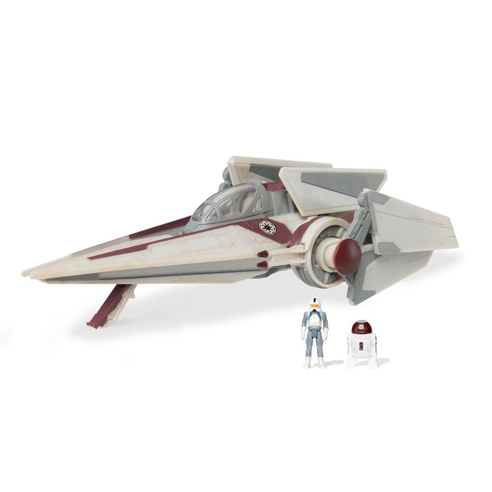 V-Wing Starfighter - Disney / Jazwares (Micro Galaxy Squadron (Starfighter Class)) action figure collectible [Barcode 191726479369] - Main Image 2
