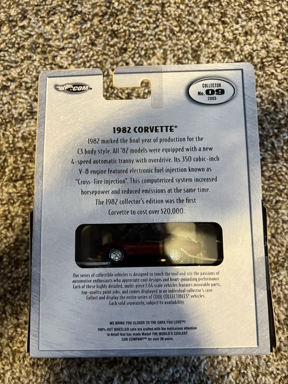 Corvette 1982 - Mattel (Hotwheels 100%) action figure collectible - Main Image 2