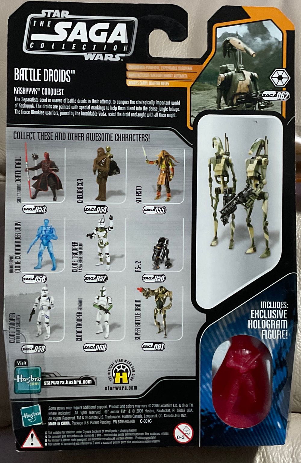 Saga Collection - #62 - Battle Droids - Hasbro (Revenge Of The Sith) action figure collectible - Main Image 2