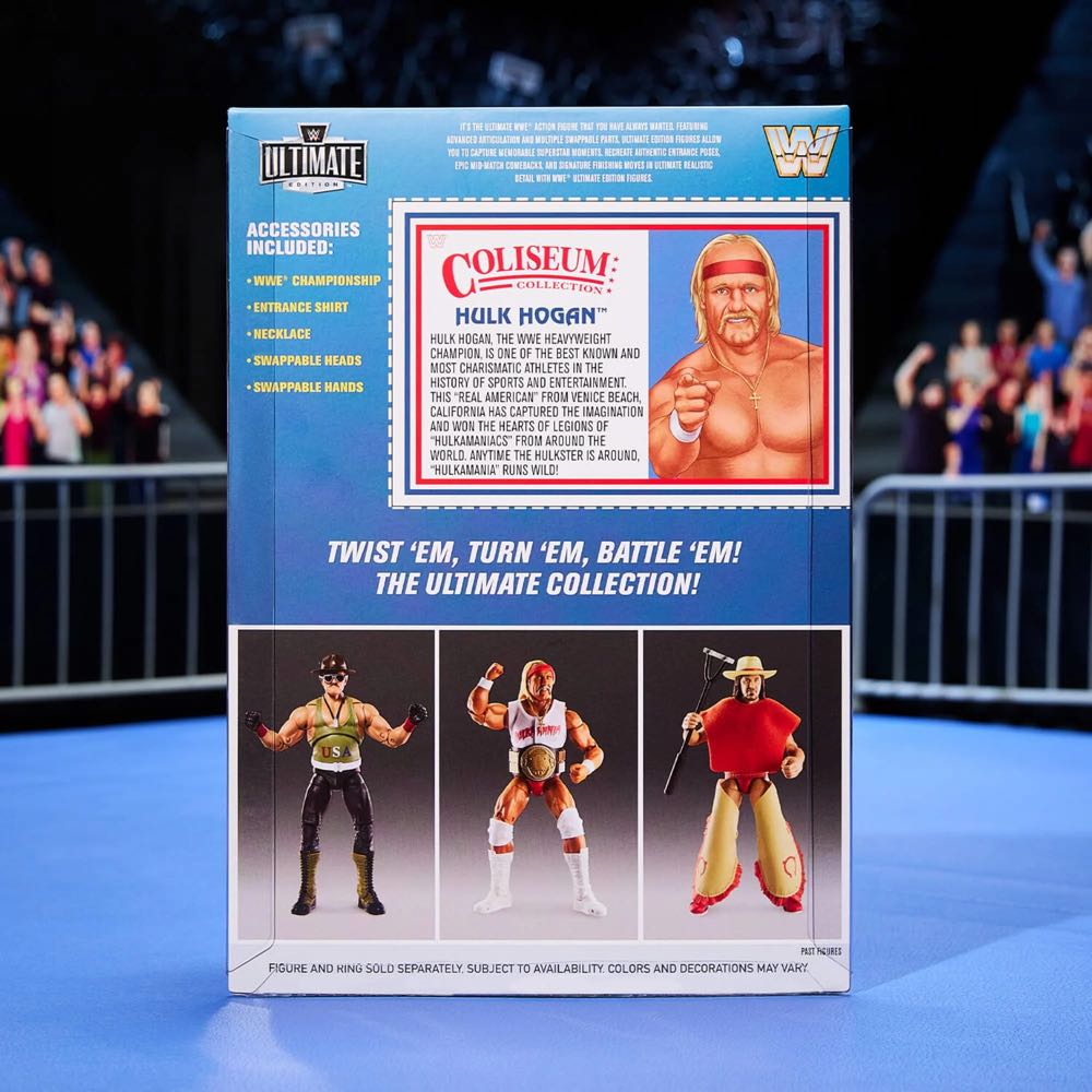 Hulk Hogan - Mattel (WWE Coliseum Collection Series 1) action figure collectible - Main Image 3
