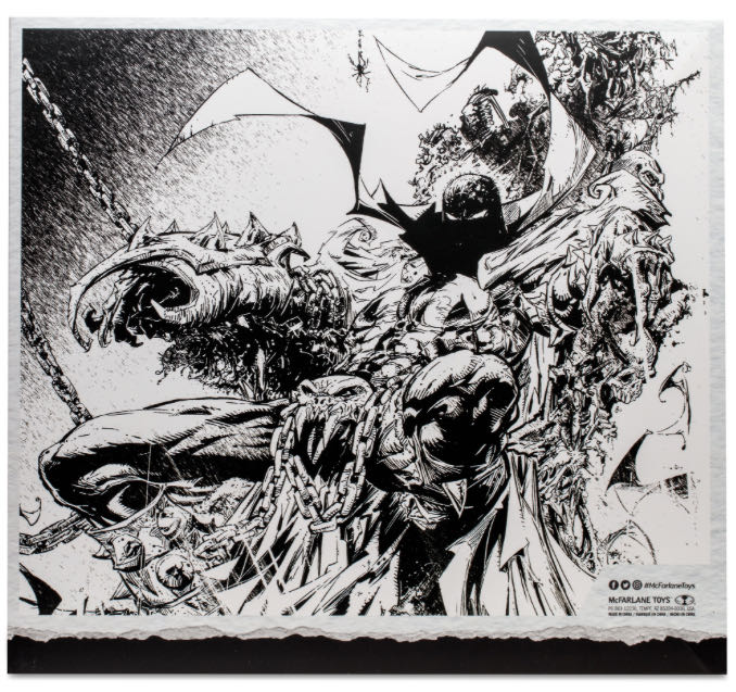 Spawn w/ Throne (Signed Sketch Edition) - McFarlane Toys (Sketch Edition Autograph Series) action figure collectible [Barcode 787926901993] - Main Image 2