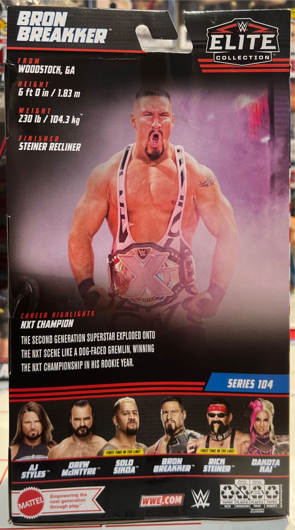 Bron Breakker - Mattel Wwe (WWE) action figure collectible - Main Image 2
