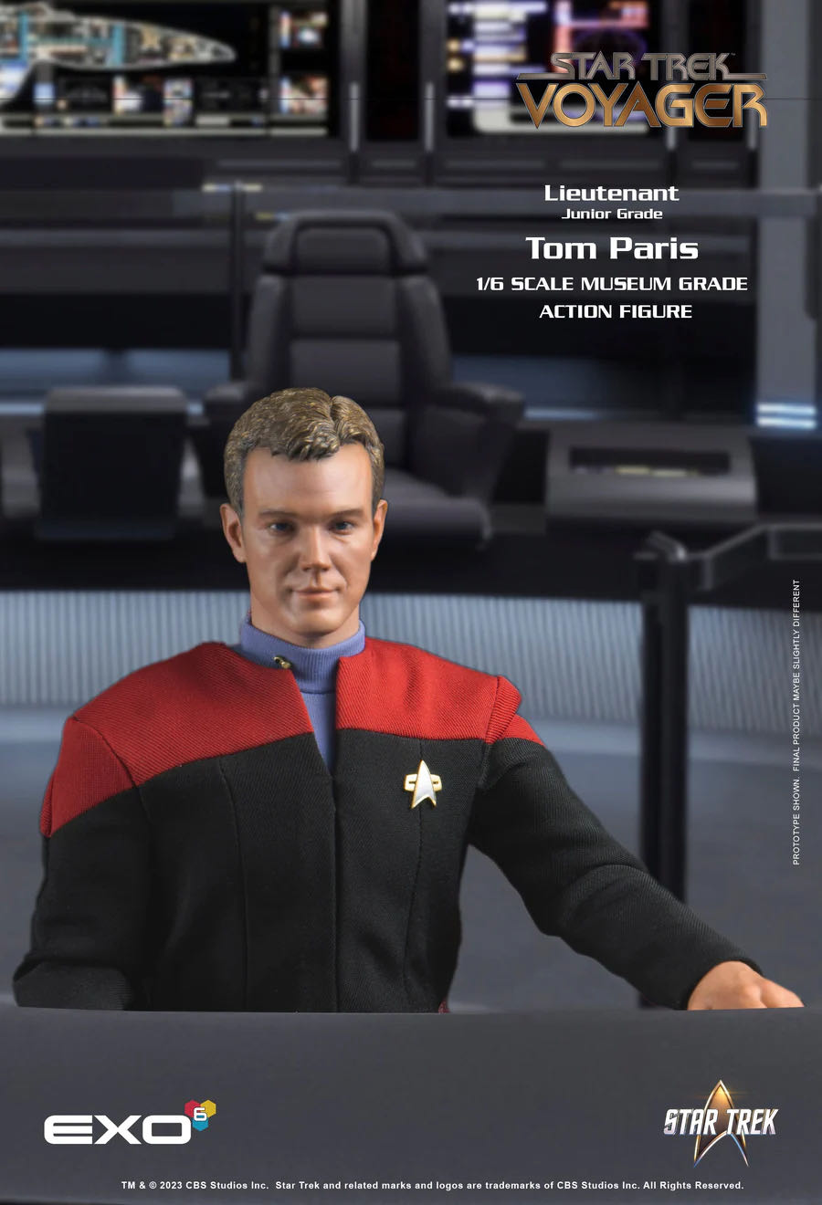 Lt B’Elanna Torres Star Trek Voyager EXO-6 - EXO-6 (Tom Paris) action figure collectible [Barcode 656382549608] - Main Image 3