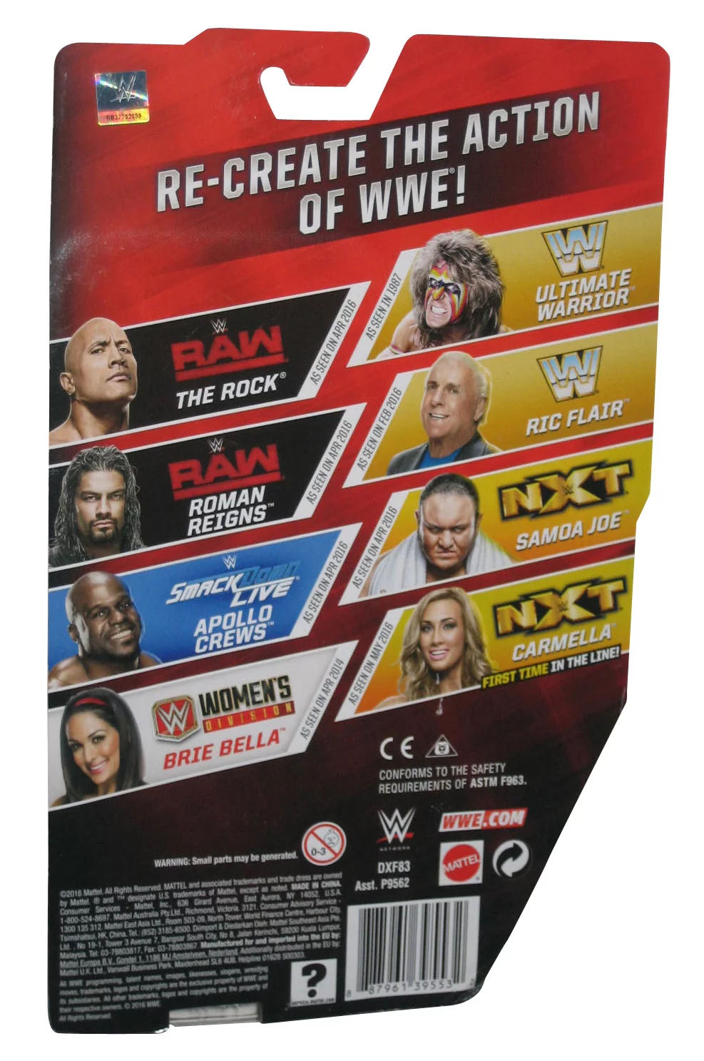 Carmella - Mattel (WWE Basic Series 70) action figure collectible - Main Image 2