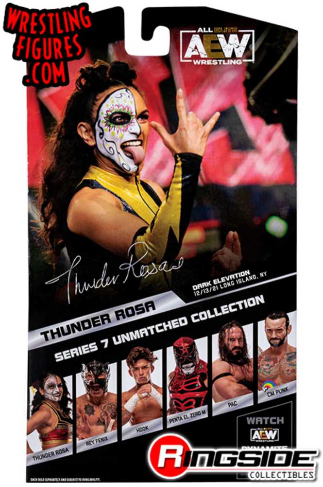 AEW Unmatched Collection Thunder Rosa #52  action figure collectible [Barcode 128100008716] - Main Image 2