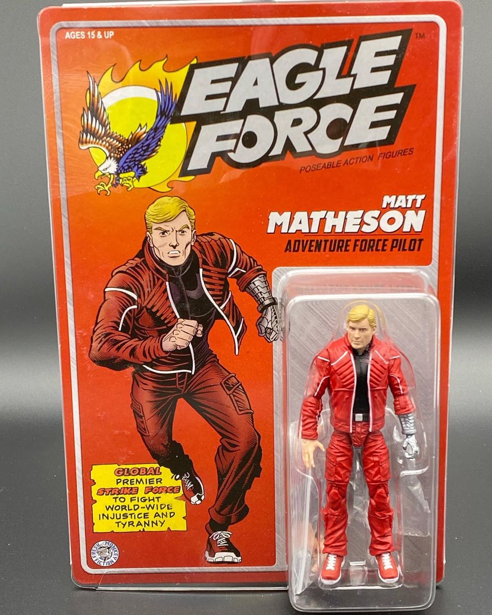 Eagle🦅Force- Matt Matheson - Zica Toys (Eagle Force) action figure collectible [Barcode 658580013967] - Main Image 2