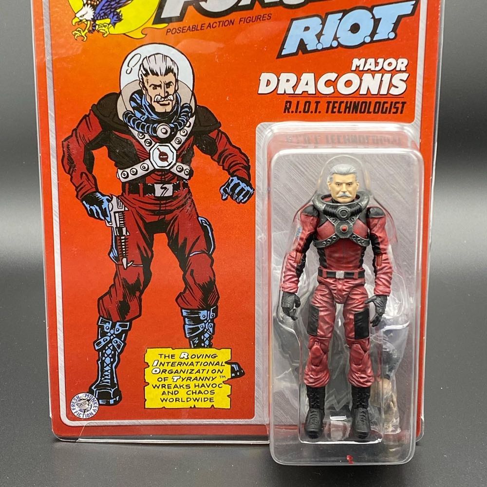 Eagle Force Major Draconis - Fresh Monkey Fiction/Remco (Eagle Force) action figure collectible [Barcode 658580013936] - Main Image 2