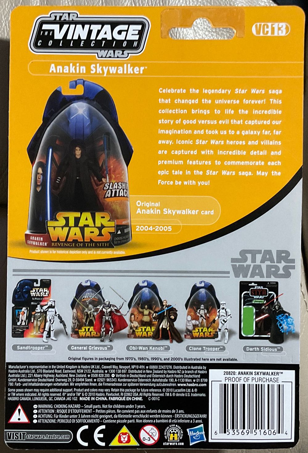 Vintage Collection - #13 - Anakin Skywalker - Hasbro (Revenge Of The Sith) action figure collectible - Main Image 2