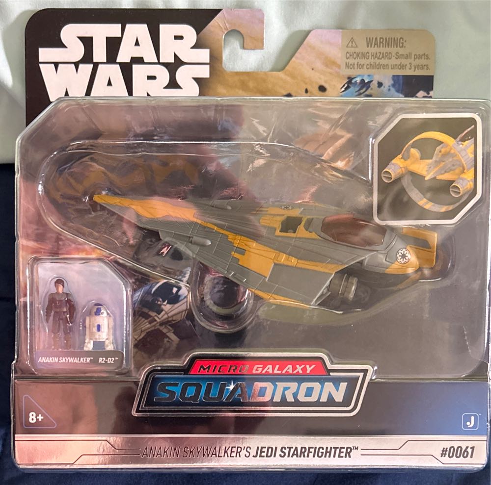 Anakin Skywalker’s Jedi Starfighter - Jazwares (Series 3) action figure collectible [Barcode 191726479345] - Main Image 2