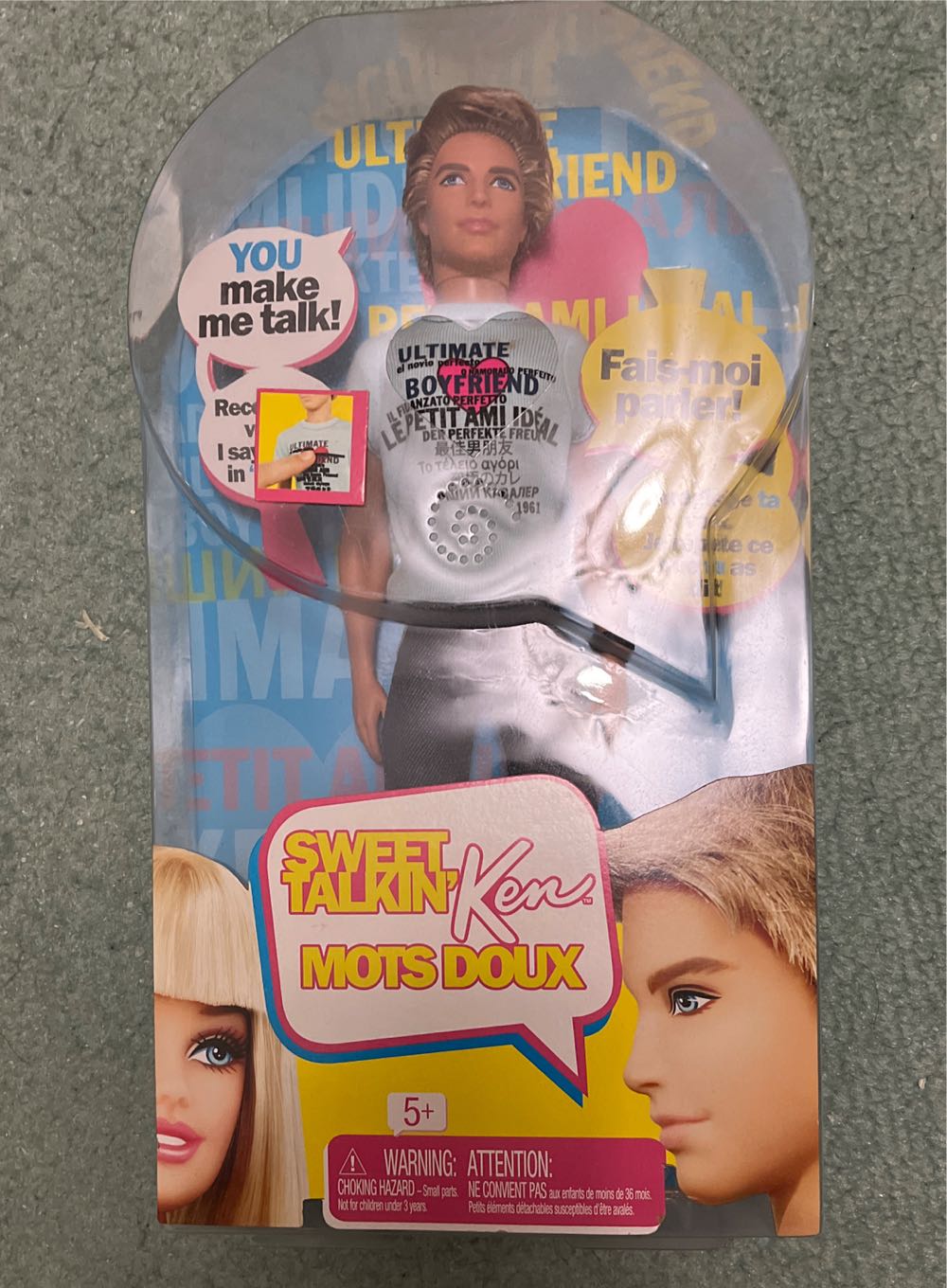 Barbie Sweet Talking Ken Doll  action figure collectible [Barcode 027084929454] - Main Image 2