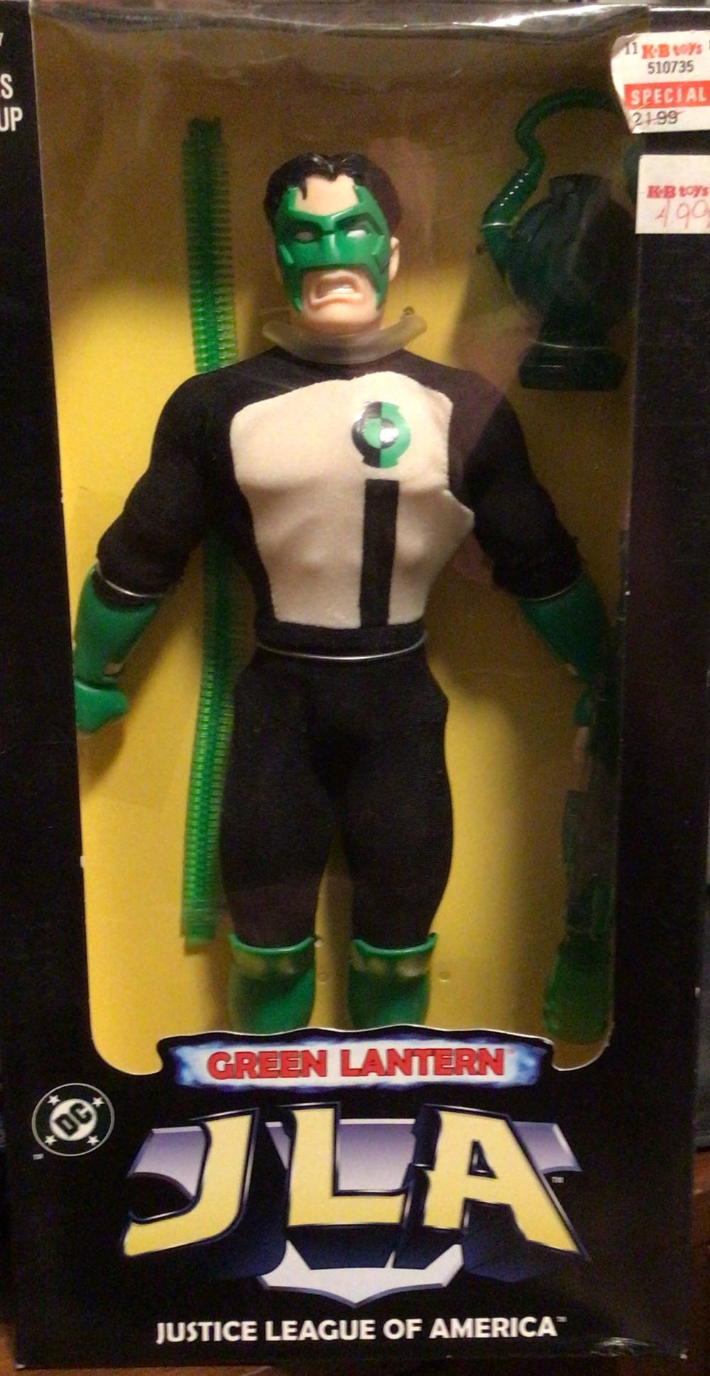 JLA:  Green Lantern 12” - Kenner/ Hasbro (Justice League America) action figure collectible [Barcode 076281707570] - Main Image 4