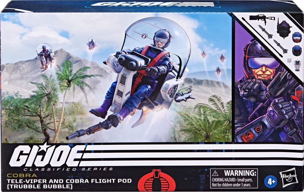 Tele-viper And Cobra Flight Pod (Trubble Bubble) (79) - Hasbro (G.I. Joe: Classified Series) action figure collectible [Barcode 5010996111524] - Main Image 3