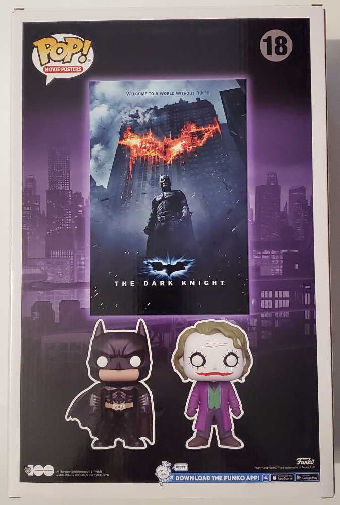 The Dark Knight — Poster - Funko (Funko Pop! Movie Posters) action figure collectible [Barcode 889698697040] - Main Image 4