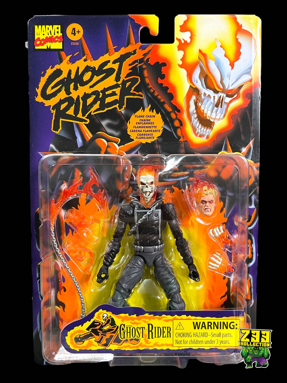 Marvel Legends (2011-????) (Retro07x08) Ghost Rider - Hasbro (Marvel Legends Retro 80th Anniversary) action figure collectible - Main Image 3
