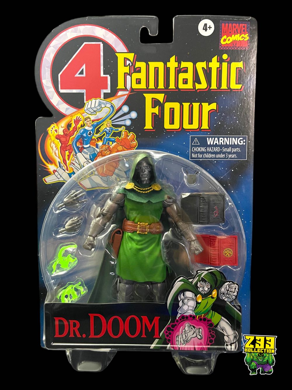Marvel Legends (2011-????) (Retro05x01) Dr. Doom - Hasbro (Marvel Legends Retro Fantastic Four) action figure collectible - Main Image 2