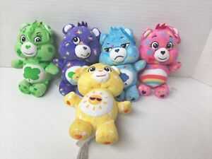 Plush Dangler 7” Care Bears Mini Plush Danglers Backpack Clips Complete Set Of 5 Bears 7” Mini New Grumpy Kids Soft Toy Collectable Bear So Cute Style Nwt  action figure collectible [Barcode 885561220735] - Main Image 1