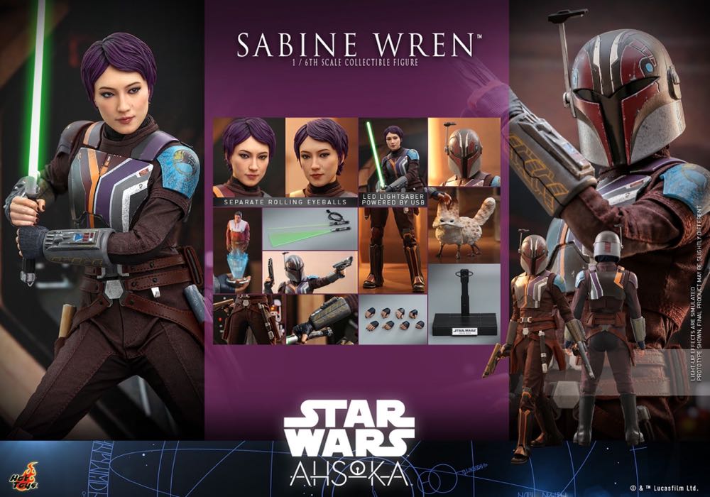 Sabine Wren - Hot Toys (Ashoka) action figure collectible - Main Image 3