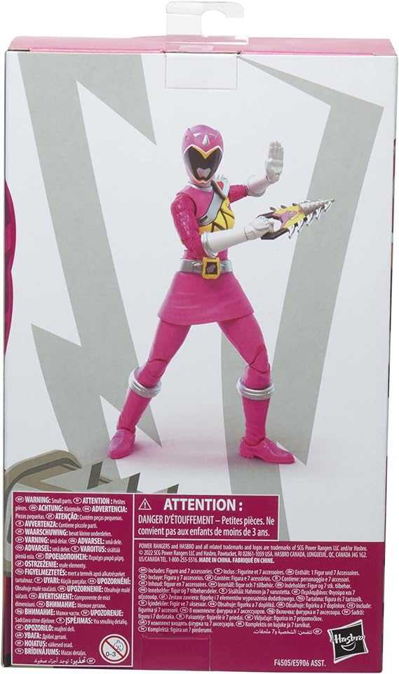 Pink Ranger - Hasbro (Power Rangers Lightning Collection) action figure collectible [Barcode 5010993931873] - Main Image 2