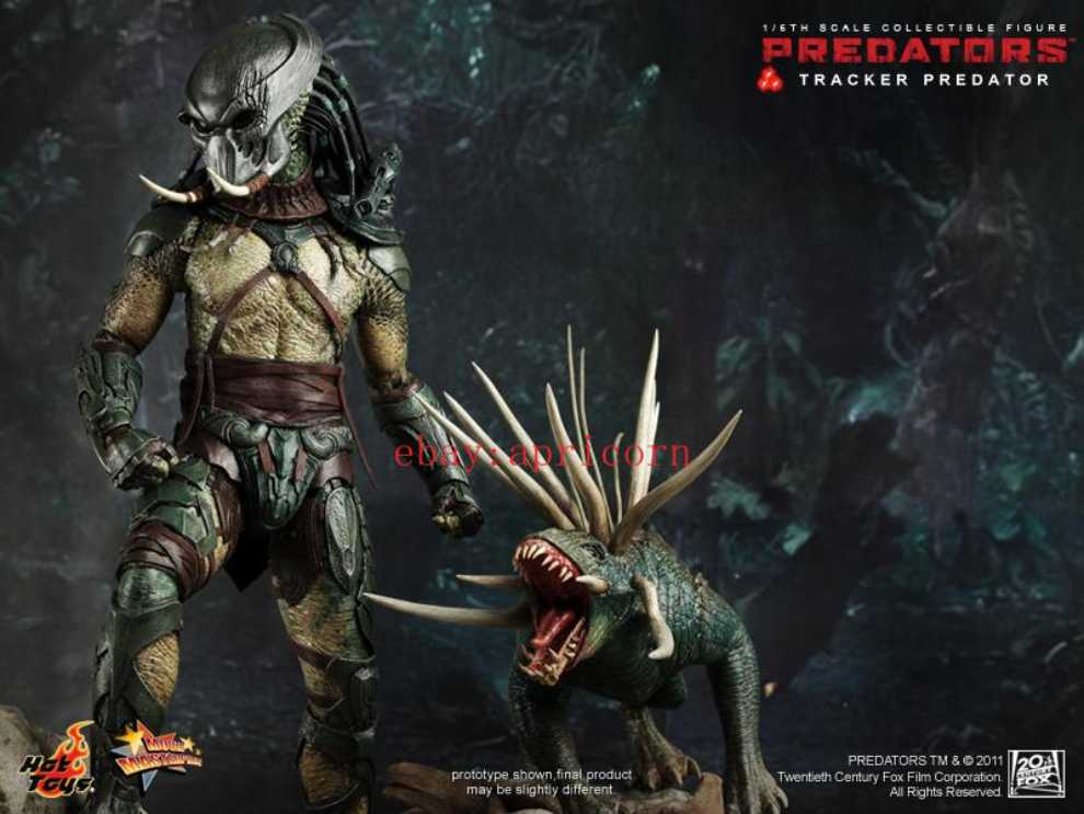 Tracker Predator With Hound 14 Inch New 1 6 Mms147 Scale In Ht & 1 6th Collectible Movie Masterpiece Hottoys - Hot Toys (Predator) action figure collectible [Barcode 4897011173818] - Main Image 4