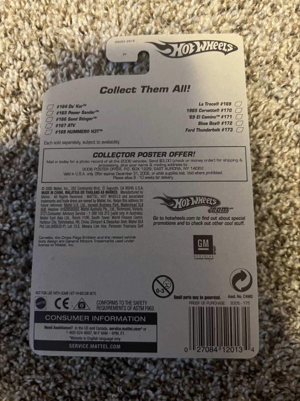 Corvette C6 (#175) - Mattel (Hotwheels 2005) action figure collectible - Main Image 2