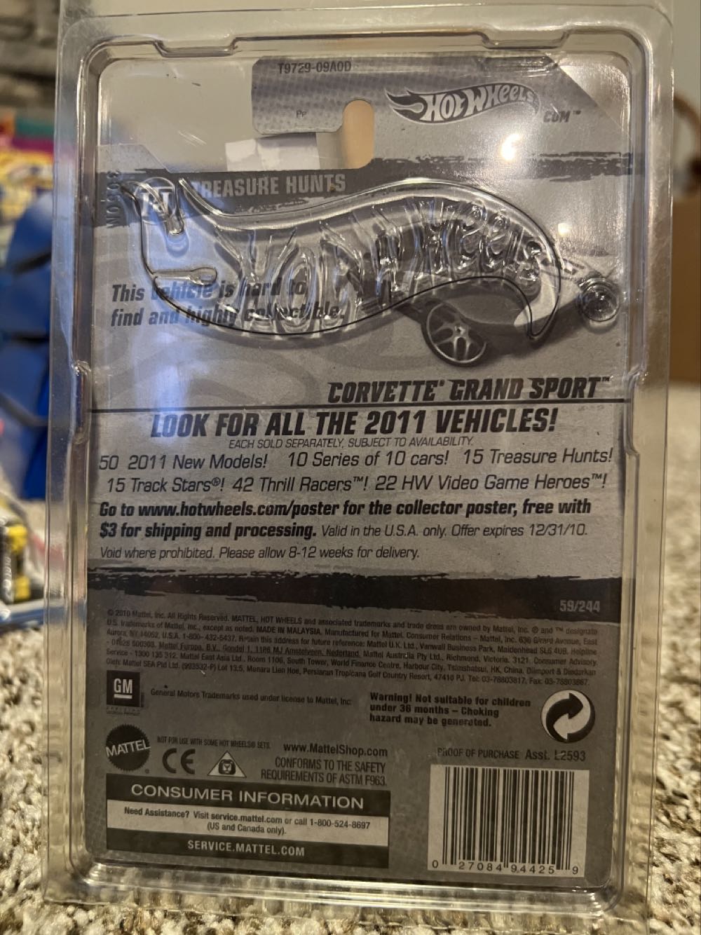 Corvette Grand Sport - Mattel (Hotwheels Treasure Hunts) action figure collectible - Main Image 2