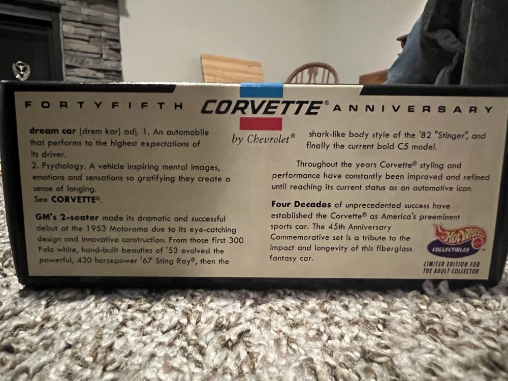 Corvette Showcase #1 (2 Pack) - Mattel (Hotwheels Collectibles) action figure collectible - Main Image 3