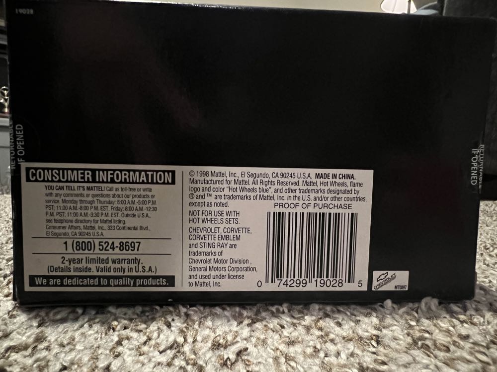 Corvette Showcase #1 (2 Pack) - Mattel (Hotwheels Collectibles) action figure collectible - Main Image 4