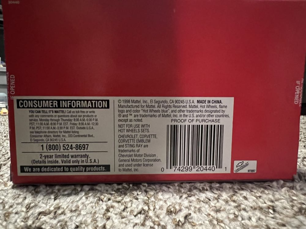 Corvette Showcase #2 (2 Pack) - Mattel (Hotwheels Collectibles) action figure collectible - Main Image 4