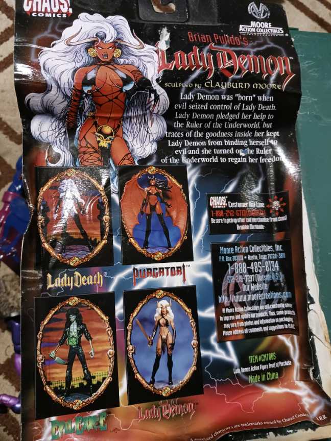 Brian Pulido’s Lady Demon - Chaos! Comics action figure collectible - Main Image 2