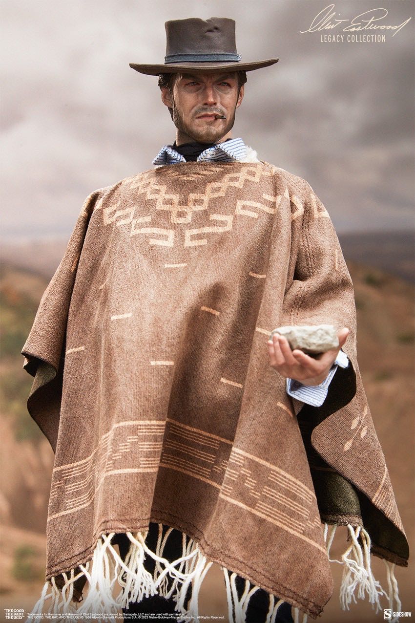 The Man With No Name - Sideshow Collectibles (Clint Eastwood Collection) action figure collectible [Barcode 747720251342] - Main Image 3