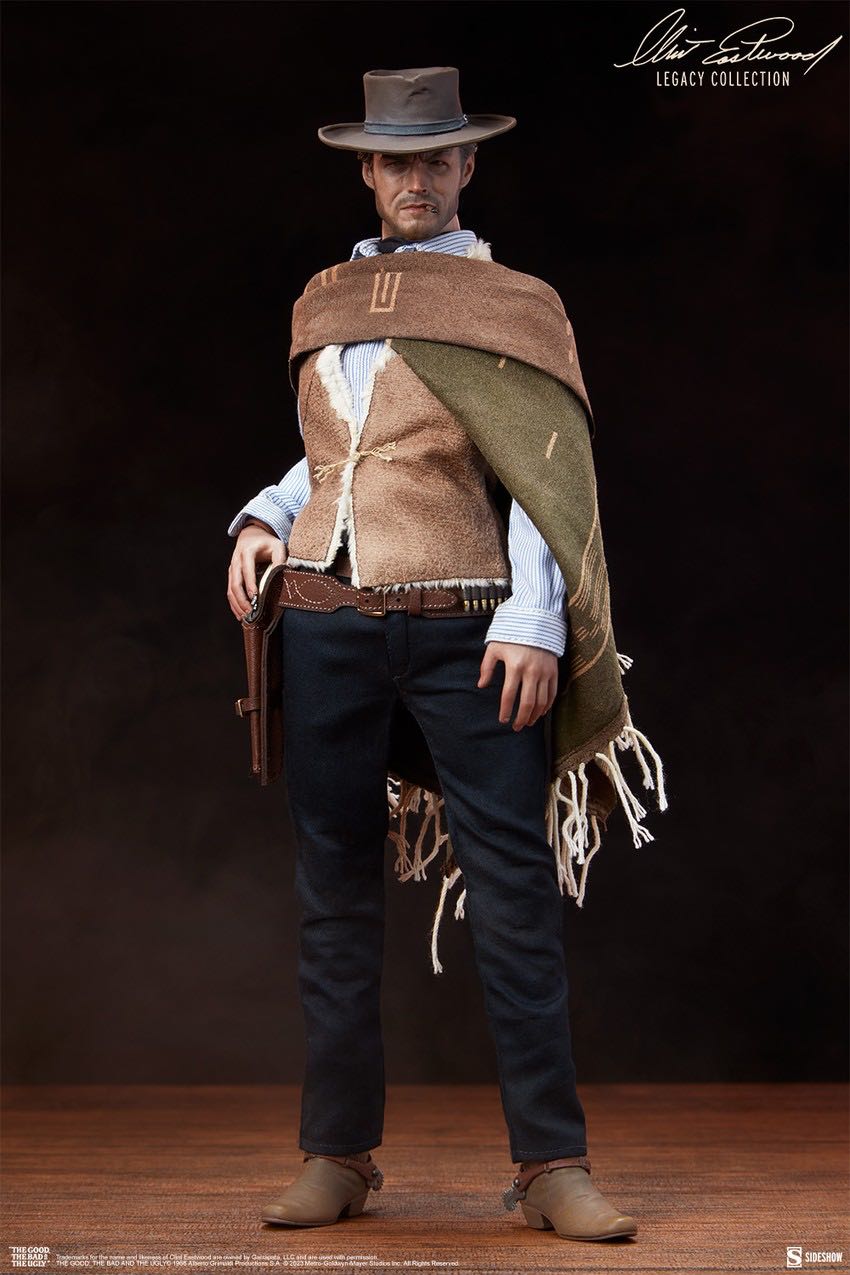 The Man With No Name - Sideshow Collectibles (Clint Eastwood Collection) action figure collectible [Barcode 747720251342] - Main Image 5