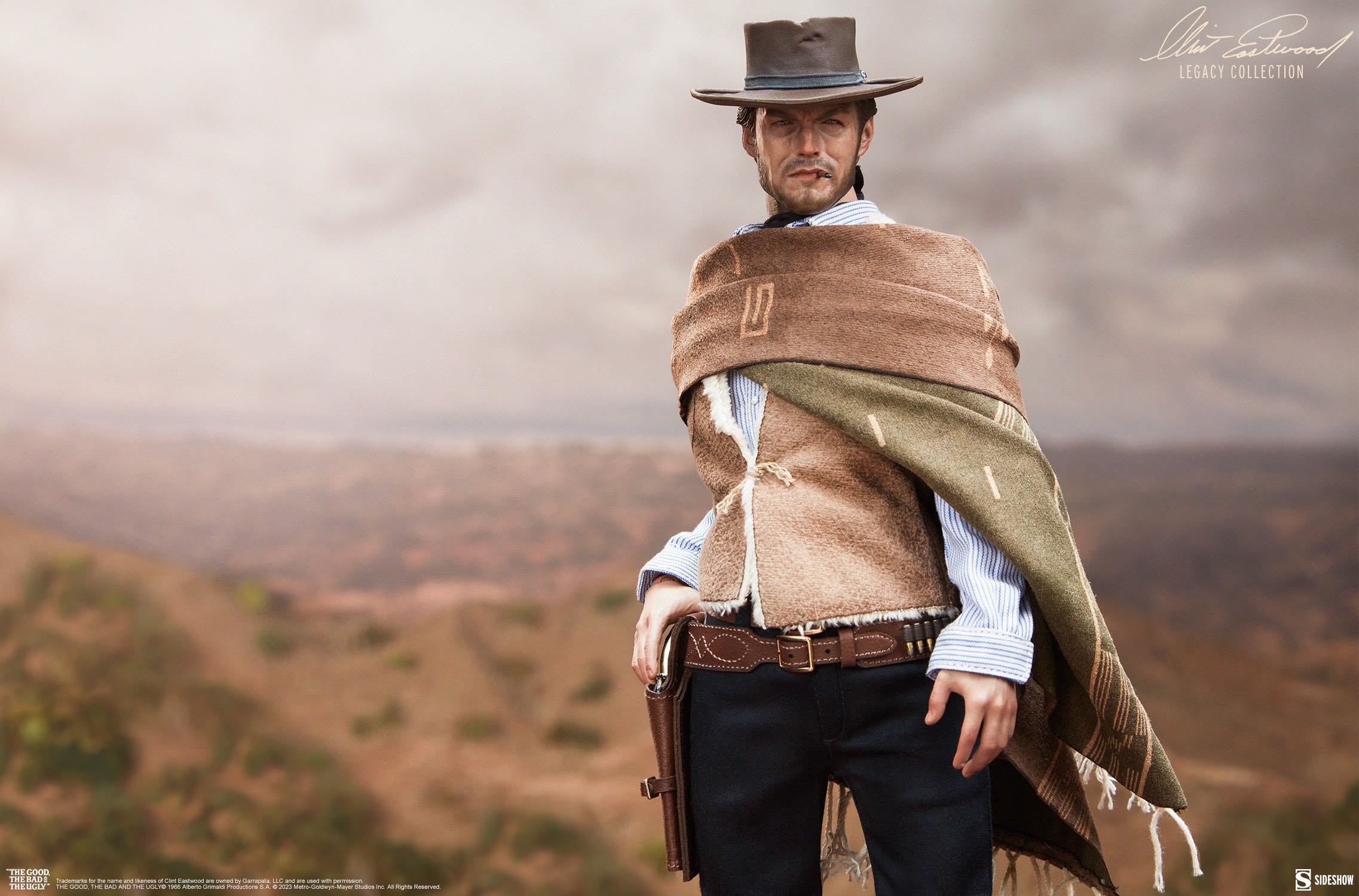 The Man With No Name - Sideshow Collectibles (Clint Eastwood Collection) action figure collectible [Barcode 747720251342] - Main Image 6