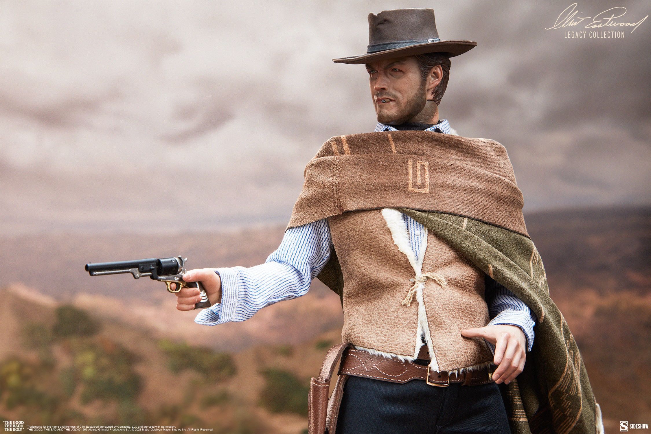 The Man With No Name - Sideshow Collectibles (Clint Eastwood Collection) action figure collectible [Barcode 747720251342] - Main Image 8