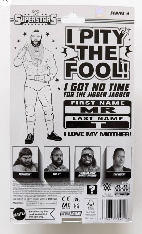 Superstars Series #4 - Mattel (Mr. T) action figure collectible - Main Image 2